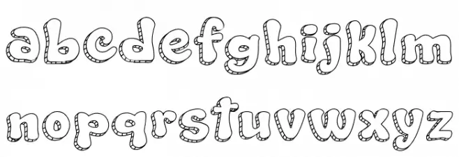 Lolipop Lol Caratteri MINUSCOLO