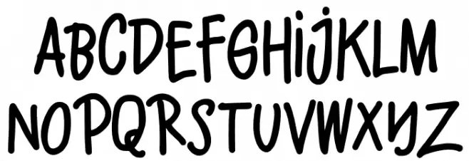 LolipopFREE 字体 小写