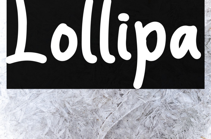 Lollipa Font examples