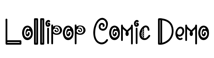 Lollipop Comic Demo  les polices de caractères gratuit tlcharger
