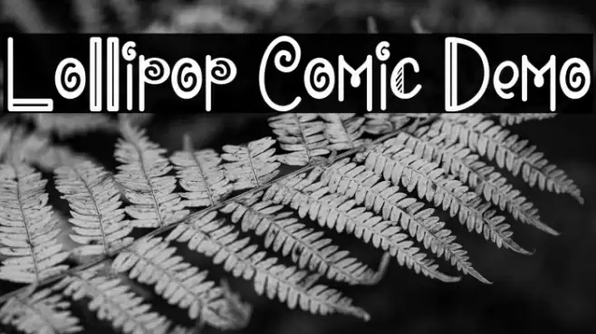 Lollipop Comic Demo Fuentes examples