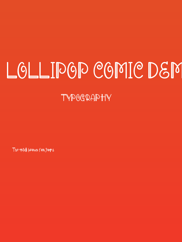 Lollipop Comic Demo Poster