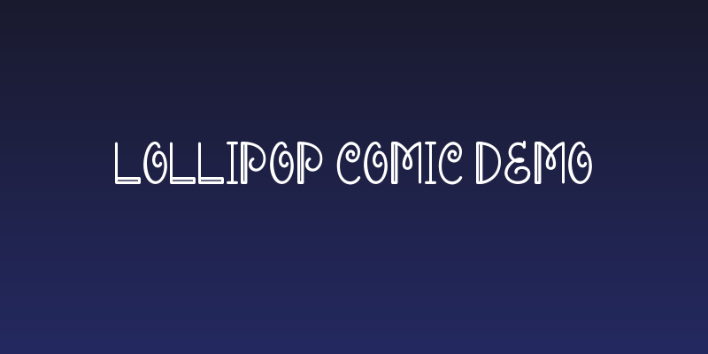 Lollipop Comic Demo Social Header