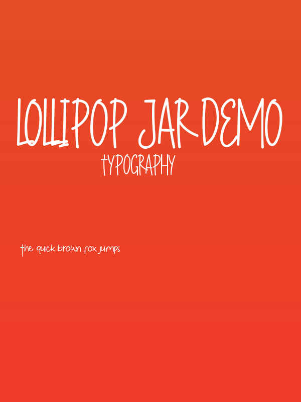 Lollipop Jar Demo Poster