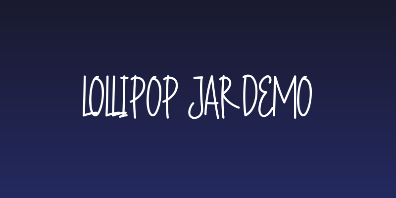 Lollipop Jar Demo Social Header