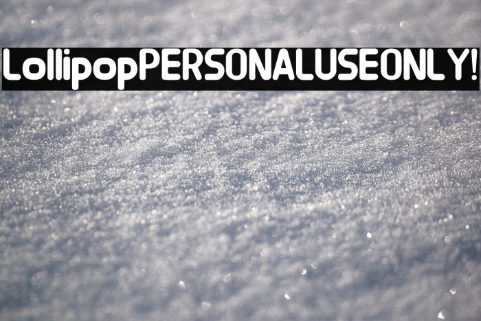 Lollipop PERSONAL USE ONLY! Example 2