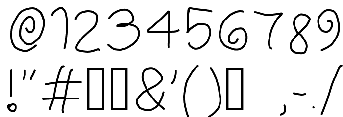 Lollipop Font Alte caractere