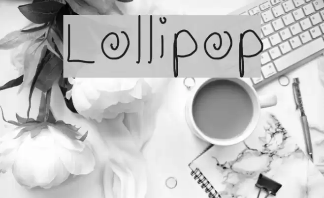 Lollipop Font examples