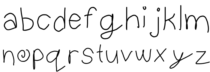 Lollipop Font Litere mici