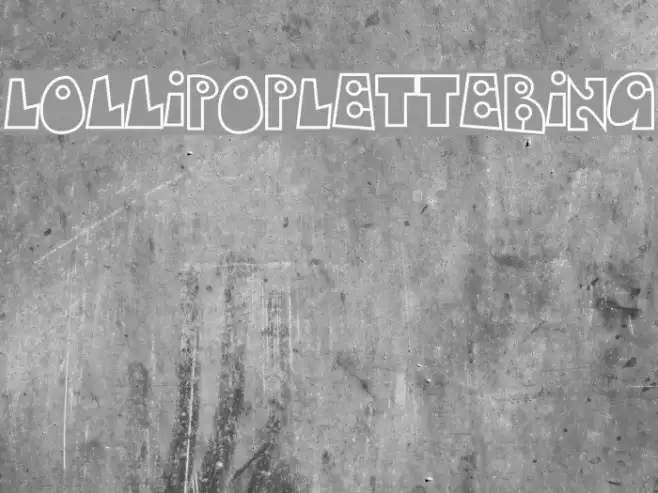 LollipopLettering Example 1