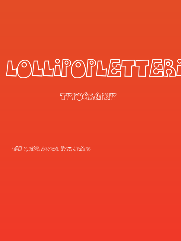 LollipopLettering Poster