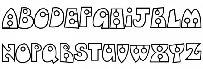 LollipopLettering Schriftart Kleinbuchstaben