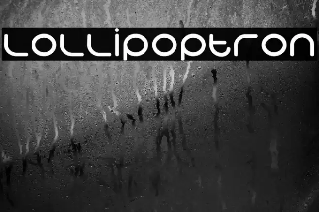 Lollipoptron फ़ॉन्ट examples