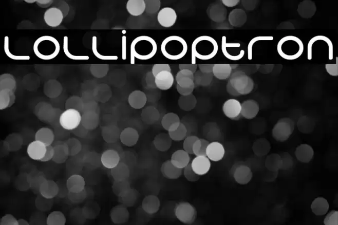 Lollipoptron फ़ॉन्ट examples