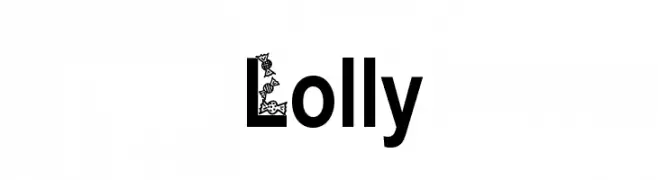 Lolly  नि: शुल्क फ़ॉन्ट्स डाउनलोड