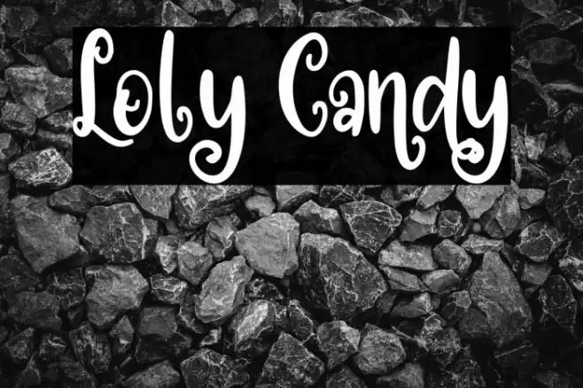 Loly Candy Font examples