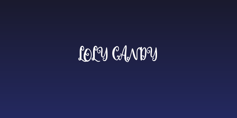 Loly Candy Social Header