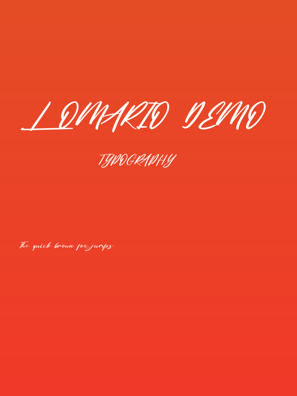 Lomario Demo Poster