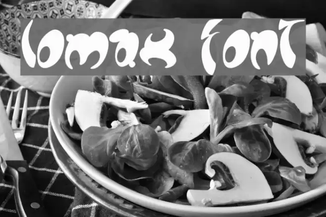 Lomax Font examples