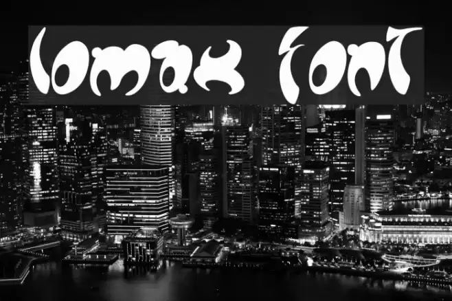 Lomax Font examples