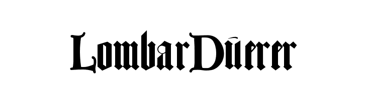 LombarDuerer  Descarca Fonturi Gratis