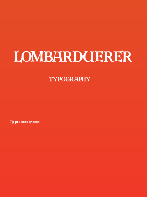 LombarDuerer Poster