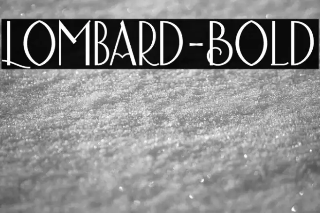 Lombard-Bold Example 1