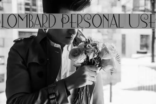 Lombard Personal Use Font examples