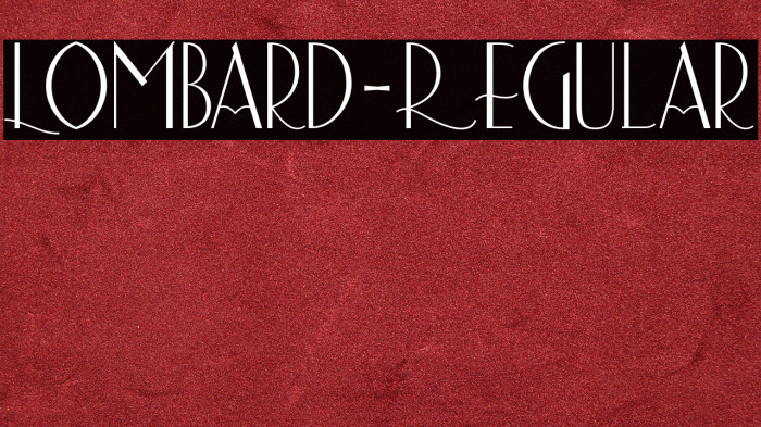 Lombard-Regular Example 1