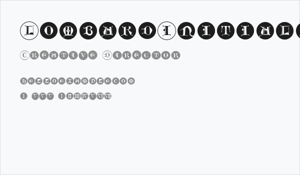 LombardInitials Business Card