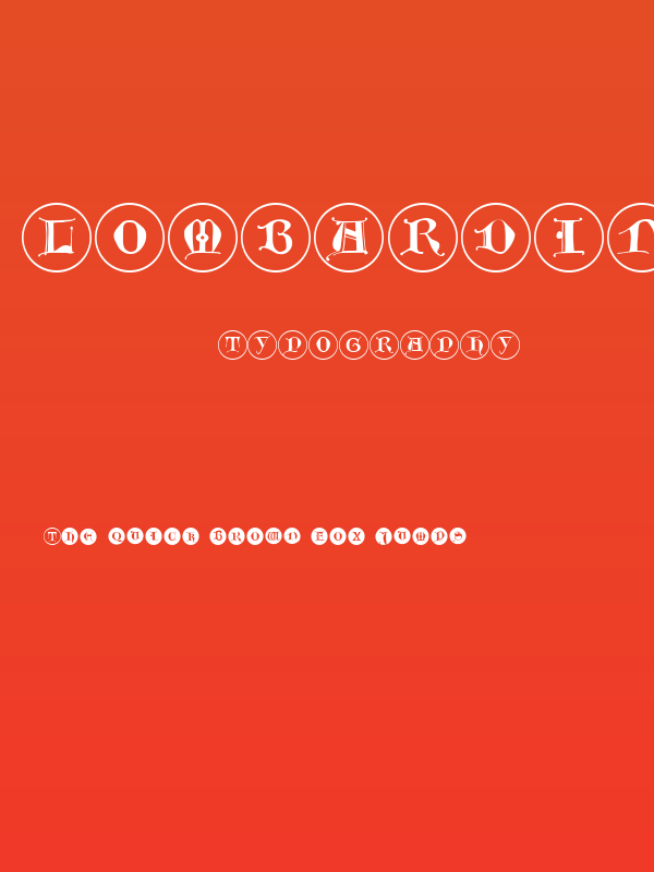 LombardInitials Poster