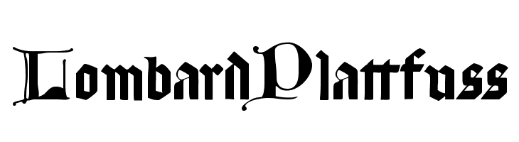 LombardPlattfuss  font caratteri gratis