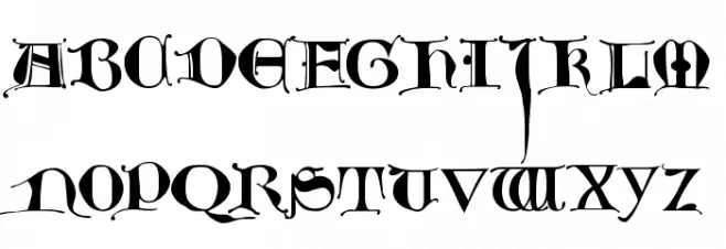 LombardPlattfuss Schriftart Groß
