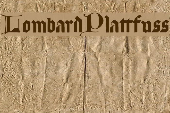 LombardPlattfuss لخطوط تنزيل examples