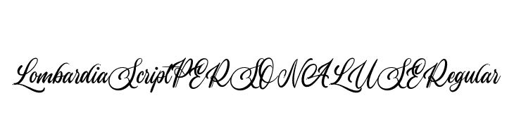 Lombardia Script PERSONAL USE Regular  フリーフォントのダウンロード
