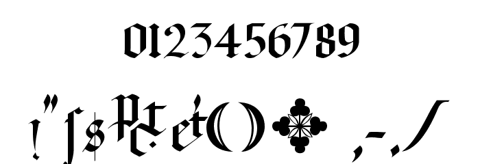 Lombardia Font OTHER CHARS