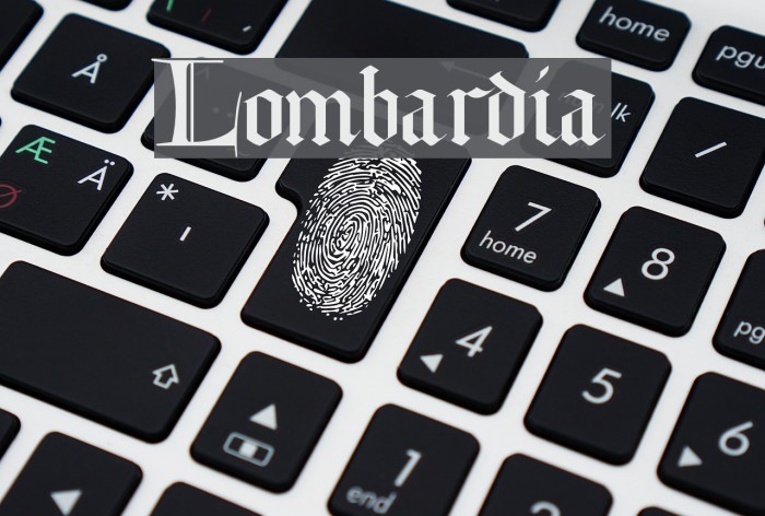 Lombardia Font examples