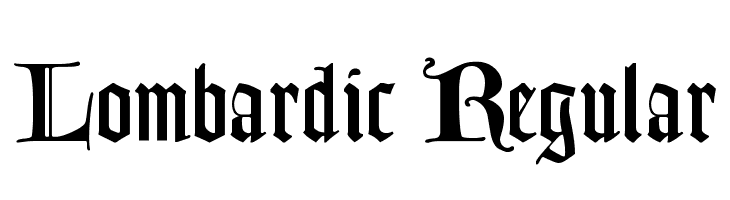 Lombardic Regular  Frei Schriftart Herunterladen