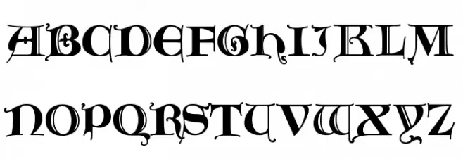 Lombardic Regular Fonte MAIÚSCULAS