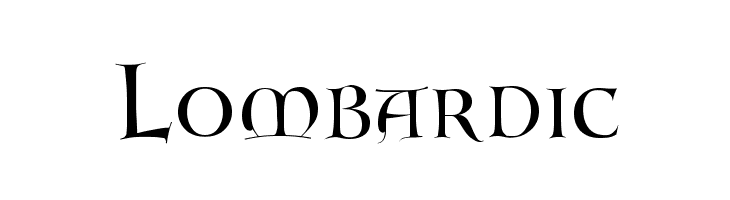 Lombardic Font