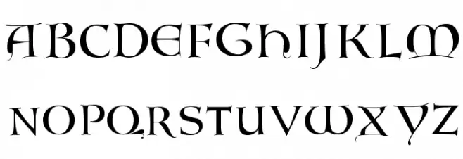 Lombardic Polices MAJUSCULES