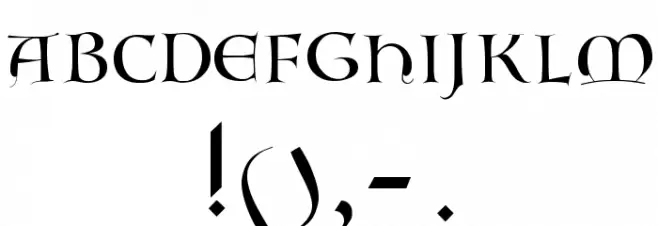 LombardicMix Font OTHER CHARS