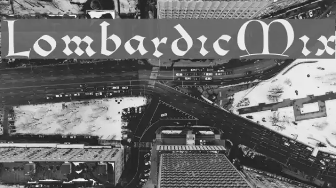 LombardicMix Font examples
