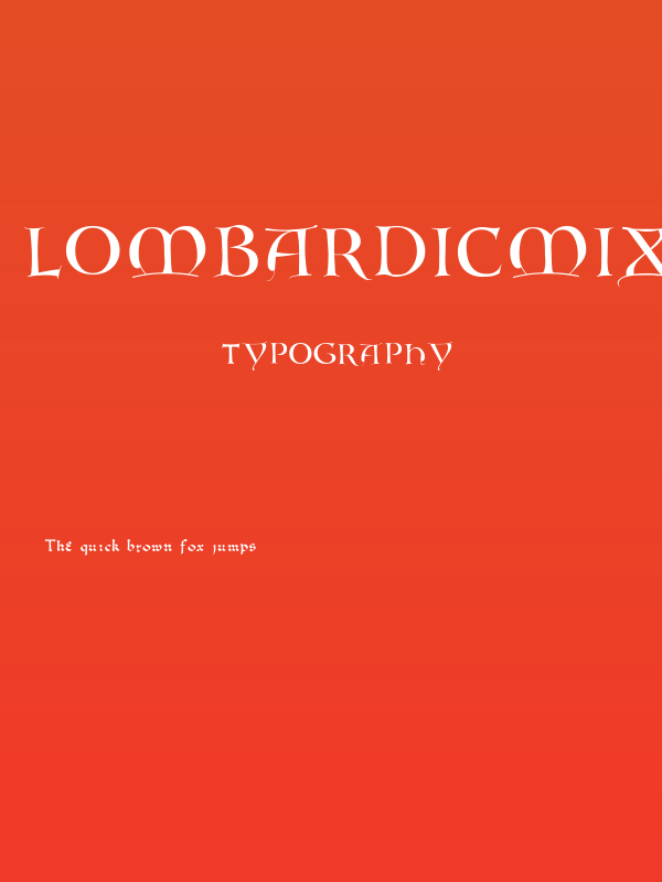LombardicMix Poster