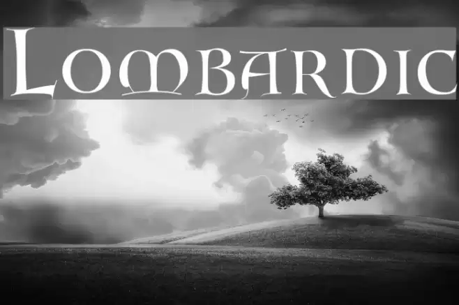 Lombardic Font examples