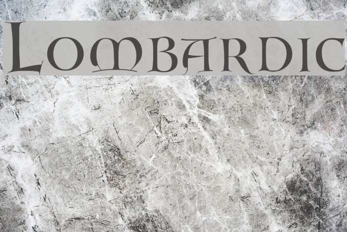Lombardic Font examples