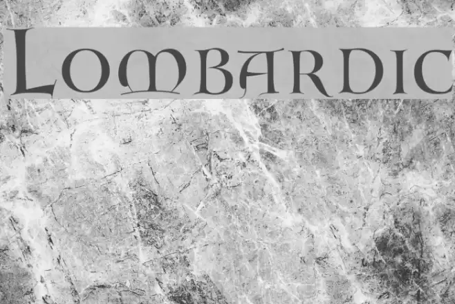 Lombardic Font examples
