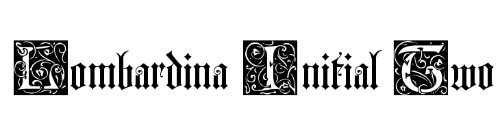 Lombardina Initial Two  Fuentes Gratis Descargar