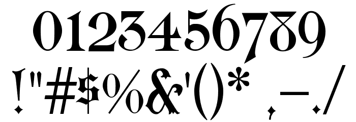 Lombardina Initial Two Font OTHER CHARS