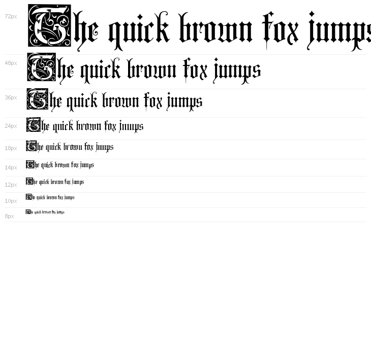 Lombardina Initial Two Waterfall